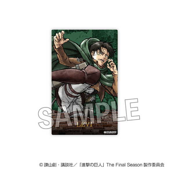 進撃の巨人 激高!!アクリルカード リヴァイ【予約 02/未定 発売予定】