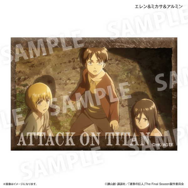 進撃の巨人　クリアファイル　エレン、ミカサ、アルミン 進撃の巨人 クリアファイル エレン、ミカサ、アルミン Amazon.co.jp
