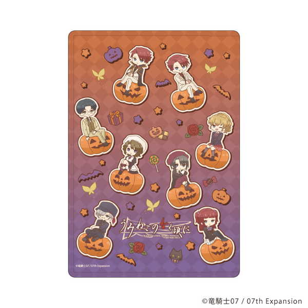 うみねこのなく頃に キャラクリアケース 08 集合デザインA ハロウィンver. レトロアートイラスト【予約 再販 4月未定 発売予定】