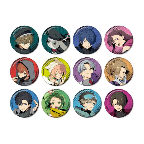 MILGRAM -ミルグラム- トレーディンググリッター缶バッジ 描き下ろし アメコミ風ver. 1BOX【予約 再販 11月中旬 発売予定】