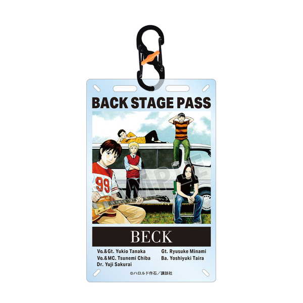 BECK カラビナ付きカード型アクリルキーホルダー【予約 06/中 発売予定】