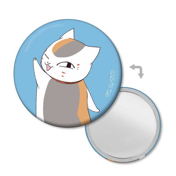 夏目友人帳 缶ミラー 描き下ろしイラスト ニャンコ先生 B シャボン玉ver.【予約 05/下 発売予定】