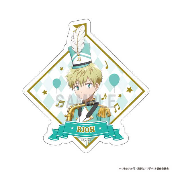 メダリスト ダイカットステッカー そに鳥理凰 マーチングバンドver【予約 04/未定 発売予定】