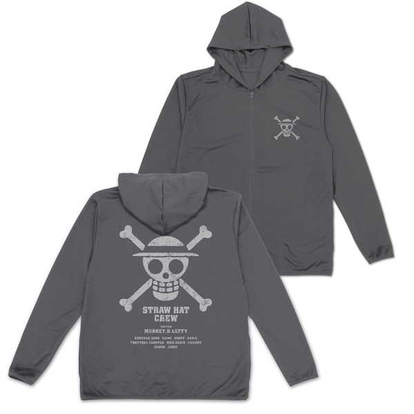 ONE PIECE 薄手ドライパーカー 麦わらの一味 Ver.2.0 GRAY-XXL【予約 05/下 発売予定】