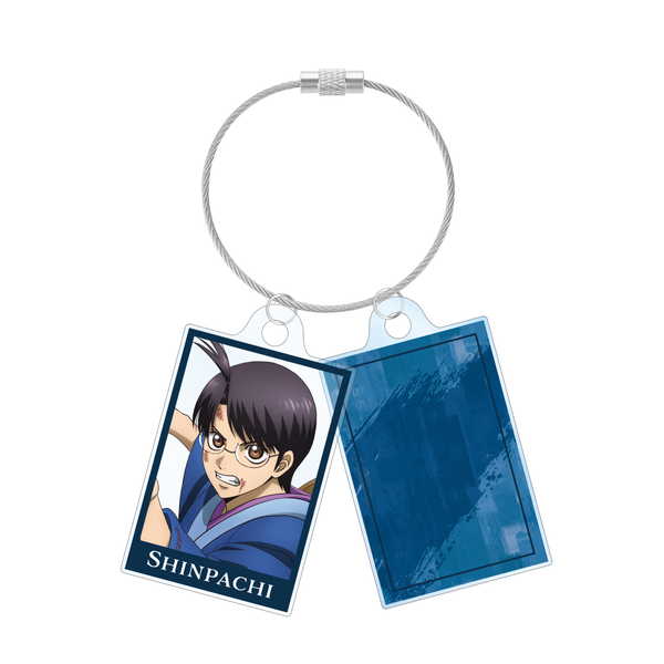 銀魂 新劇場版 -吉原大炎上- 2連ワイヤーアクリルキーホルダー 描き下ろし 志村新八 戦いへver.【予約 06/上 発売予定】