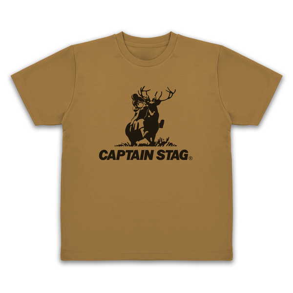 ゆるキャン△×キャプテンスタッグ ドライTシャツ COYOTE-S【予約 05/下 発売予定】