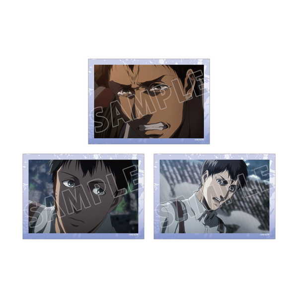 進撃の巨人場面写ブロマイド3枚セッ...