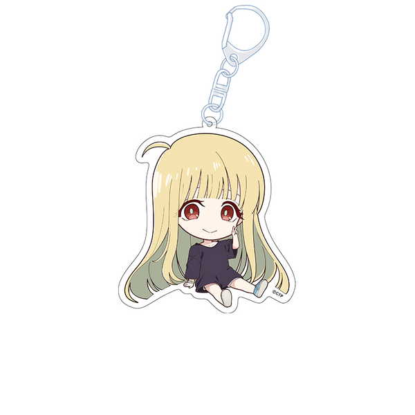 超かぐや姫！ ぺたん娘アクリルキーホルダー かぐや/現実【予約 04/下 発売予定】