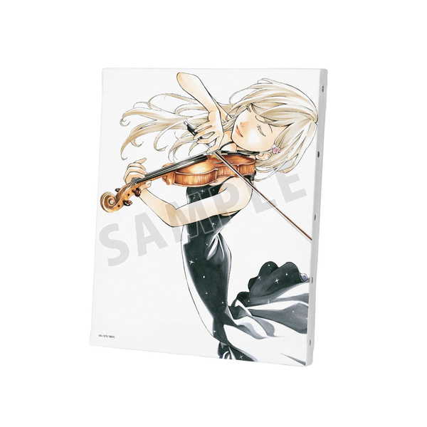 四月は君の嘘 F3号キャンバスボード カラーイラスト ver.A【予約 06/上 発売予定】