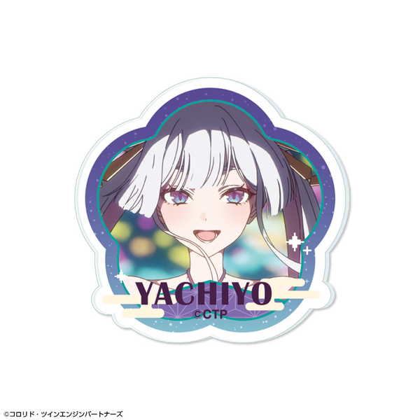 超かぐや姫！ アクリルバッジ デザイン11 月見ヤチヨ【予約 再販 6月下旬 発売予定】