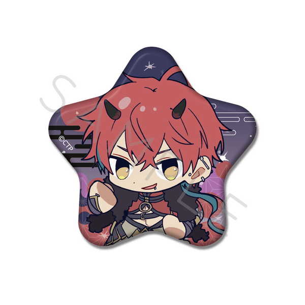 超かぐや姫！ 星型缶バッジ F 帝アキラ【予約 06/中 発売予定】