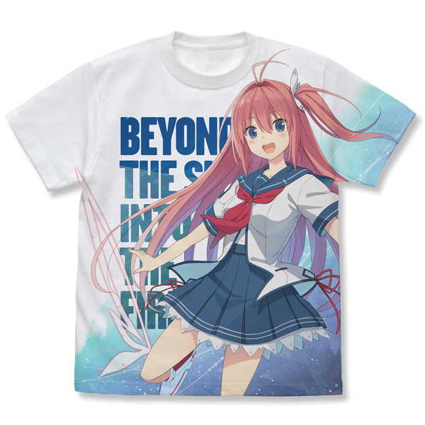 蒼の彼方のフォーリズム フルグラフィックTシャツ 倉科明日香 Beyond the sky Ver. WHITE-S【予約 07/上 発売予定】