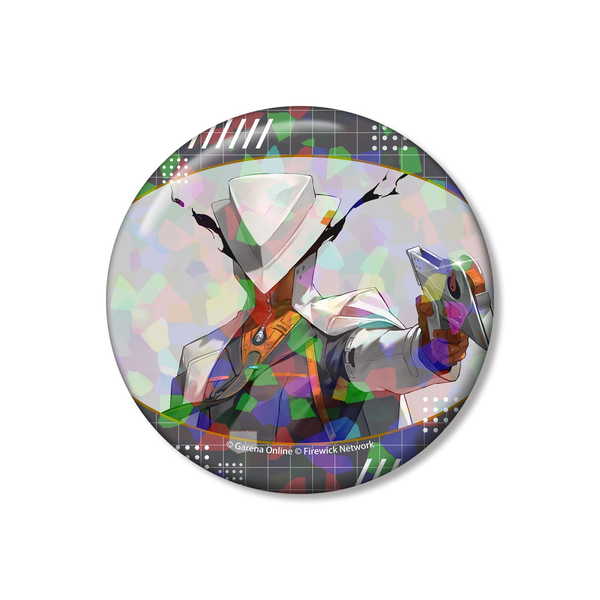(s)新月同行 隊長 75mmﾎﾛｸﾞﾗﾑ缶ﾊﾞｯｼﾞ
