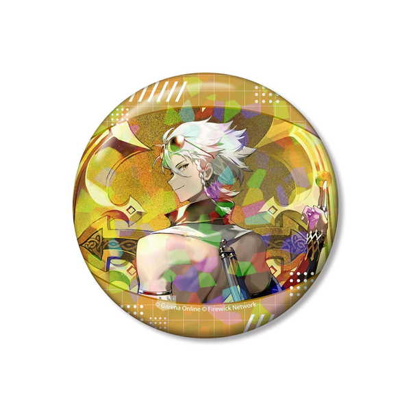 (s)新月同行 ﾔﾇｽ 75mmﾎﾛｸﾞﾗﾑ缶ﾊﾞｯｼﾞ