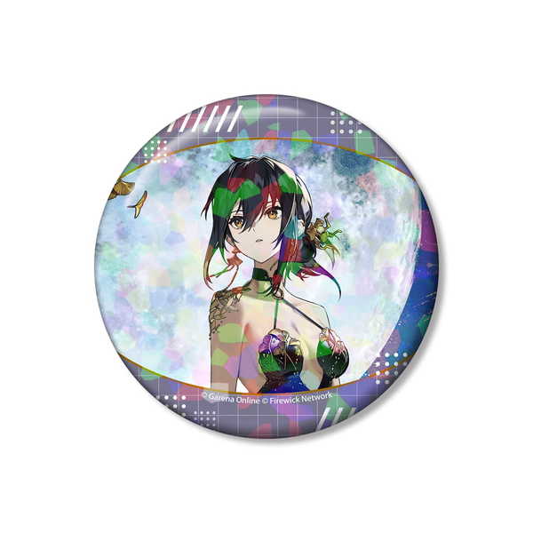 (s)新月同行 龍井 75mmﾎﾛｸﾞﾗﾑ缶ﾊﾞｯｼﾞ