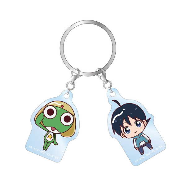(s)ｱﾆﾒ『ｹﾛﾛ軍曹』 ｹﾛﾛ&冬樹 ちょこんと! 2連ｱｸﾘﾙｷｰﾎﾙﾀﾞｰ