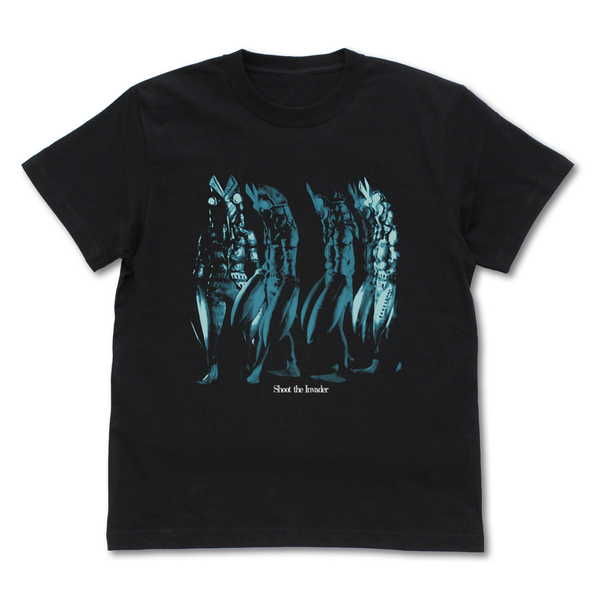 ウルトラマン バルタン星人 蓄光Tシャツ ブラック L