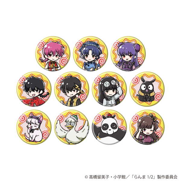 らんま1/2 缶バッジ 02 グラフアートイラスト 1BOX【予約 07/未定 発売予定】