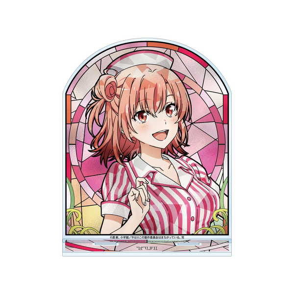역시 내 청춘 러브 쌀은 잘못되어있다. 완 Aure Glass BIG 아크릴 스탠드 신작 유이가하마 유이 아메리칸 다이너 ver. [예약 08 / 아래 발매 예정]