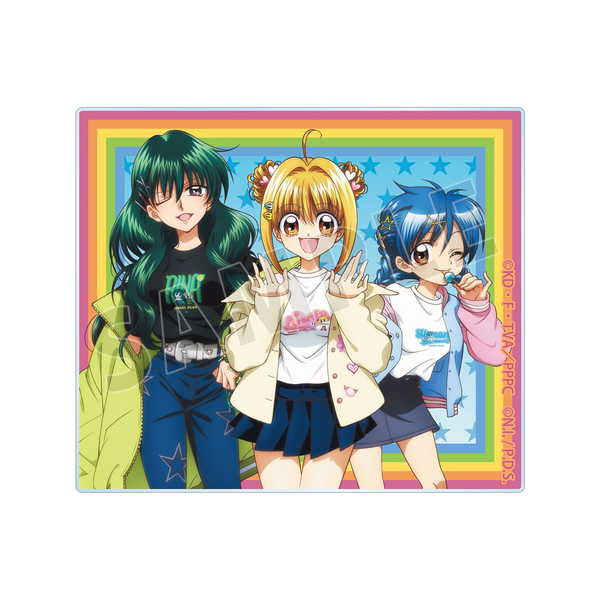 樂天商城 - ぴちぴちピッチ ANGEL BLUEコラボ アクリルカード 描き下ろし 集合 ver.B【予約 08/下 発売予定】