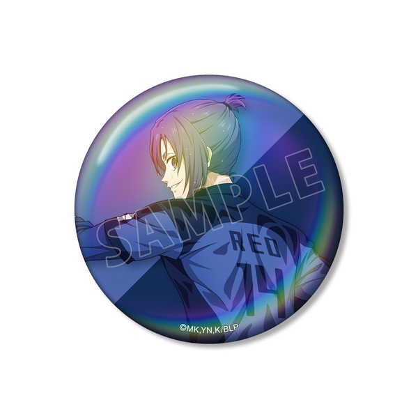 블루 록 75mm 오로라 캔 배지 신작 미카게 레이오 싸우는 등 × 비 ver. [예약 09 / 중 발매 예정]