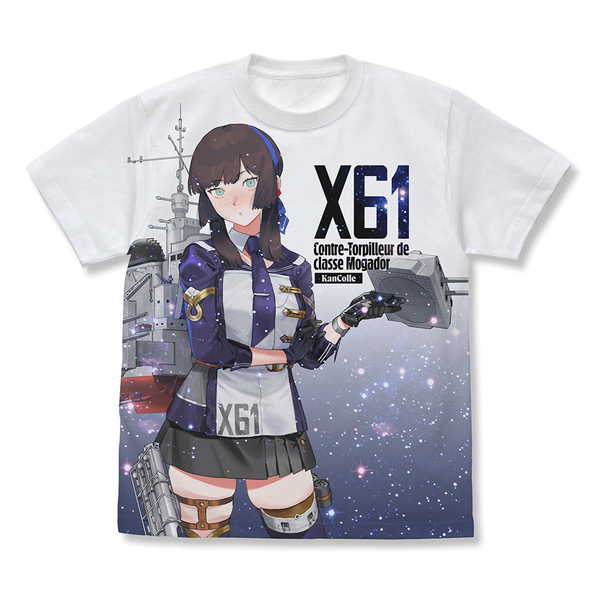 艦隊これくしょん フルグラフィックTシャツ Mogador WHITE-M