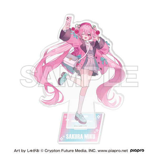 桜ミク×Shibuya Sakura Stage アクリルスタンド Art by しゅがお【予約 10/下 発売予定】