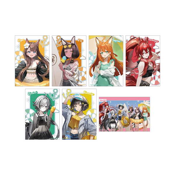 アークナイツ 望 ワァン 特典ポストカード 5枚 アークナイツ ウァン