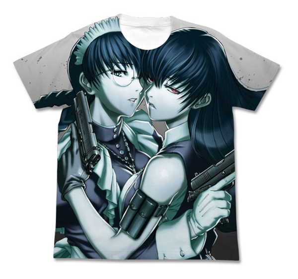 BLACK LAGOON フルグラフィックTシャツ ロベルタ WHITE-XL【予約 再販 6月上旬 発売予定】