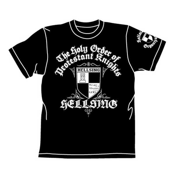 Hellsing Tシャツ ヘルシング機関 BLACK-L【予約 再販 5月下旬 発売予定】