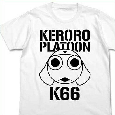 케로로 군조 T셔츠 K66 WHITE-XL[예약 재판매 9월 하순 발매 예정]
