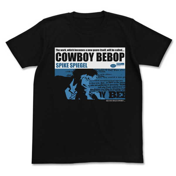 カウボーイビバップ Tシャツ スパイク・スピーゲル ジャケットVer. BLACK-XL【予約 再販 4月中旬 発売予定】