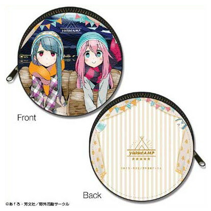 ゆるキャン△ まるっとレザーケース デザイン03 各務原なでしこ＆志摩リン B【予約 再販 5月中旬 発売予定】