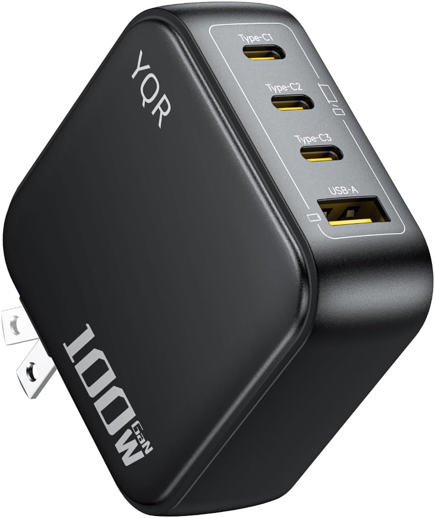 【長時間の充電待ちにさようなら！100W急速充電器】 長時間の待ち時間は人をいらいらさせますか？ それなら、当社のType-C充電器は間違いない選択です！ DHTMTFIT PD充電器は2024年初めに新たにアップグレードされ、どのCポート...