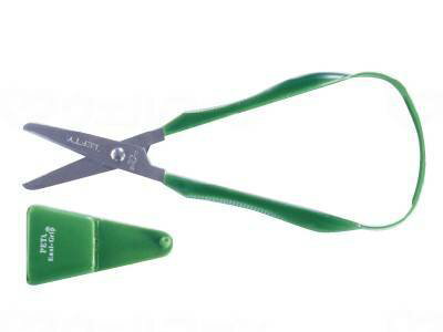 【メーカー直送品】＜アビリティーズ・ケアネット＞らくらくばさみ・小 右手用 青 自助具 ハサミ バネ 切りやすい 高齢者 お年寄り