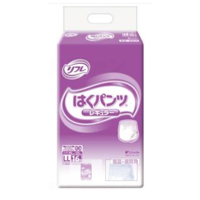 業務用 リフレ はくパンツ レギュラー LL 16枚×6袋 リブドゥコーポレーション (介護 おむつ 紙パンツ) 介護用品