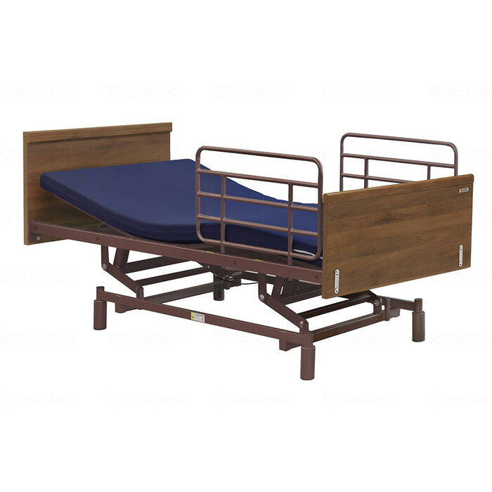 【メーカー直送】カーサIII 昇降3Mセット(MT-02マットレス・サイドレール付) / ブラウン