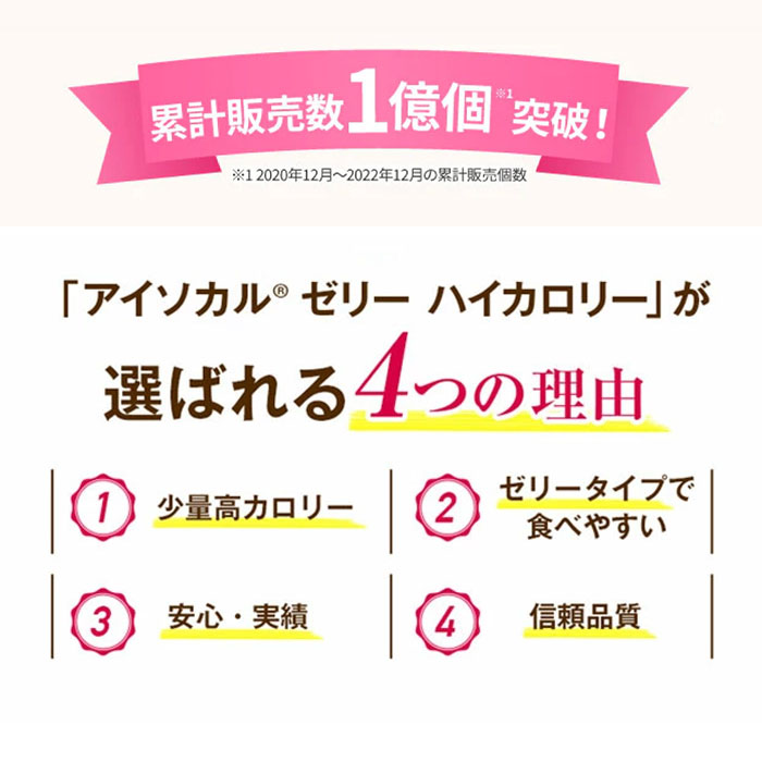 ネスレ アイソカルゼリー ハイカロリー 66g 単品または12個セット 高エネルギー カロリー補給 誤嚥防止 嚥下困難者用食品 えん下 食べやすい 介護食 在宅介護 施設 病院 入院 高齢者 栄養補助食品 介護用品 福祉 otsm-mkt-10000437 おたスマ楽天市場店 サンプル画像3