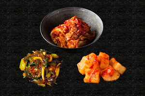 慶のおためし3種セット【送料無料】白菜キムチ カクテキ 野沢菜昆布ねば~るキムチ 通販限定/川崎名物 おつけもの慶 kei けい 人気キムチ お試し ギフトセット