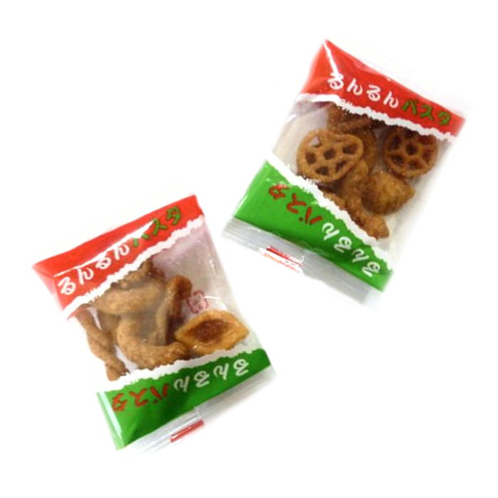 楽天おつまみ・菓子専門店　チャーム屋【ラージサイズ 4個で送料無料】るんるんパスタ 塩味 130g お得なラージサイズ パスタスナック