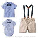 フォーマルスーツ 男の子 半袖 赤ちゃん ハーフパンツ 子供服 ベビー フォーマル 男の子 ロンパース シャツ スーツ ベビー服 紳士風 子供 男の子 キッズ ...