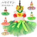 フラダンス ハワイアン ダンス衣装 発表会 演出服 草スカート女の子 お遊戯会 クリスマス 音楽会 ステージ コスチューム ハロウィン 舞台演出 ガールズ イベ...