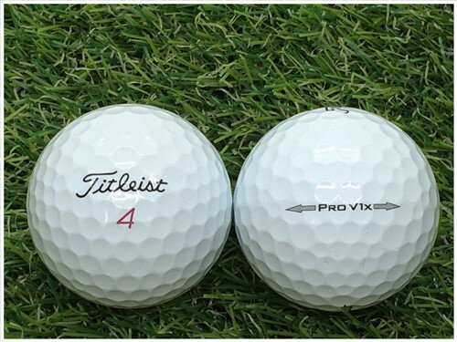 【5％OFFクーポン】 タイトリスト Titleist PROV1x 2013年モデル ホワイト B級 ロストボール ゴルフボール 【中古】 1球バラ売り