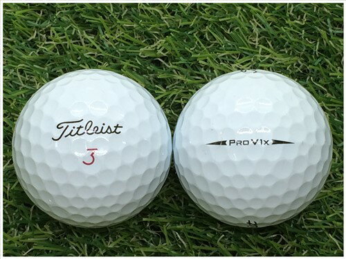 タイトリスト Titleist PROV1x 2017年モデル ホワイト C級 ロストボール ゴルフボール 【中古】 1球バラ売り