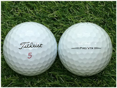 タイトリスト Titleist PROV1x 2019年モデル ホワイト C級 ロストボール ゴルフボール 【中古】 1球バラ売り