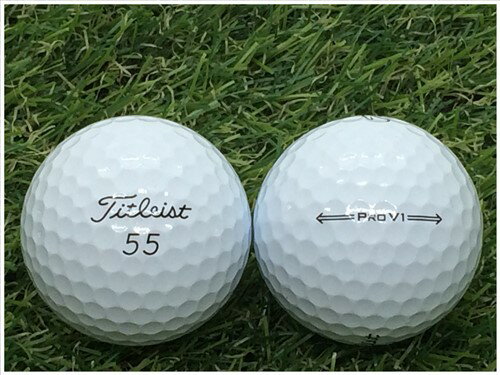 タイトリスト Titleist PROV1 2021年モデル ホワイト M級 ロストボール ゴルフボール 【中古】 1球バラ売り