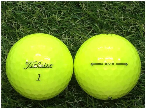 タイトリスト Titleist AVX 2022年モデル イエロー B級 ロストボール ゴルフボール 【中古】 1球バラ売り