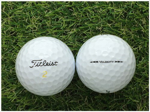 タイトリスト Titleist VELOCITY 2020年モデル ホワイト M級 ロストボール ゴルフボール  1球バラ売り