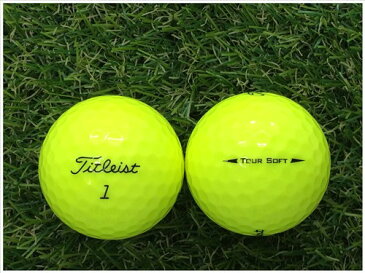 【5％OFFクーポン】 タイトリスト Titleist TOUR SOFT 2018年モデル イエロー M級 ロストボール ゴルフボール 【中古】 1球バラ売り