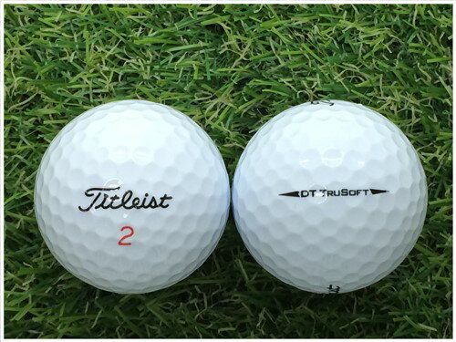 タイトリスト Titleist DT TRU SOFT 2018年モデル ホワイト B級 ロストボール ゴルフボール 【中古】 1球バラ売り